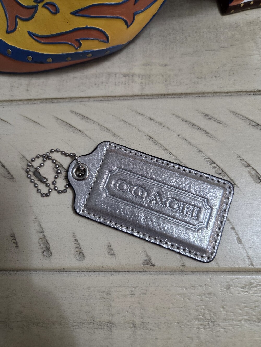 Coach creed XL oversized hangtag charm, EUC - Picture 3 of 9